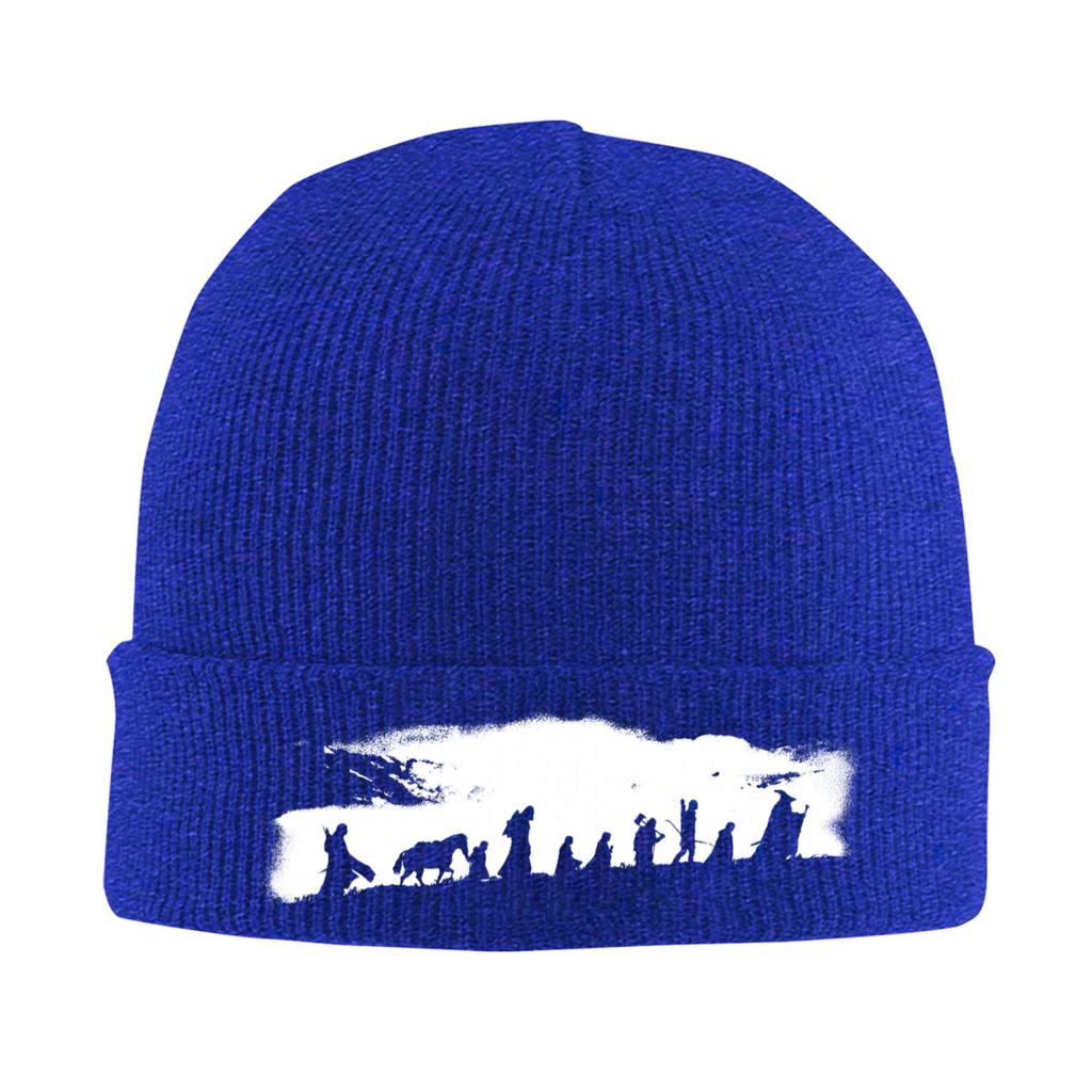 L-Lords Of The R-Rings The Fellowship Hats Autumn Winter Beanie Warm Cap FeUnisex Unisex Acrylic Skullcap