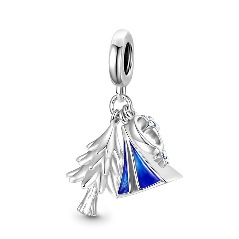 Copper Plating Christmas Series Elk Apple Christmas Tree Socks Charming Pendant Fit Original Charms Bracelet Women Jewelry Gift