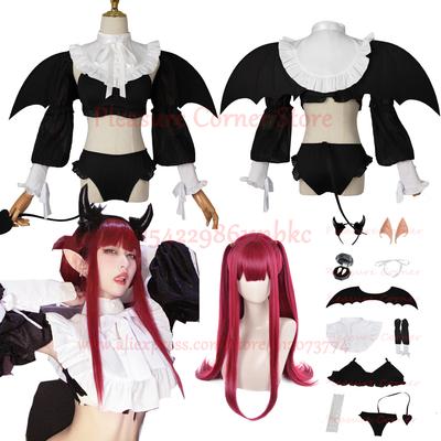 Anime Rizu Kyun Marin Kitagawa Kostium Cosplay My Dress Up Darling Pełny Zestaw Cosplay Bikini Kuroe Shizuku Zestaw Peruk