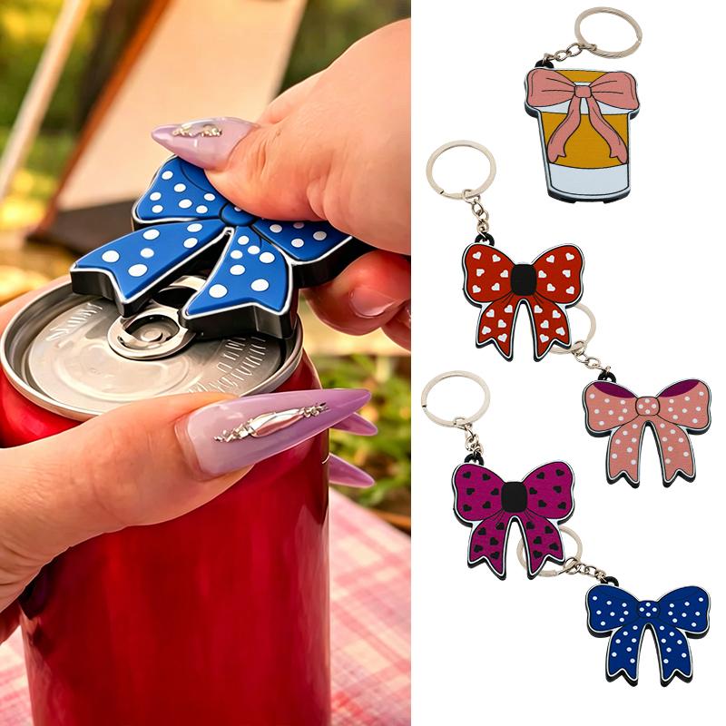 Butterfly Keychain Bottle Opener, Nail Protection Bottle Opener Pendant, Compact And Portable Keychain Bottle Opener