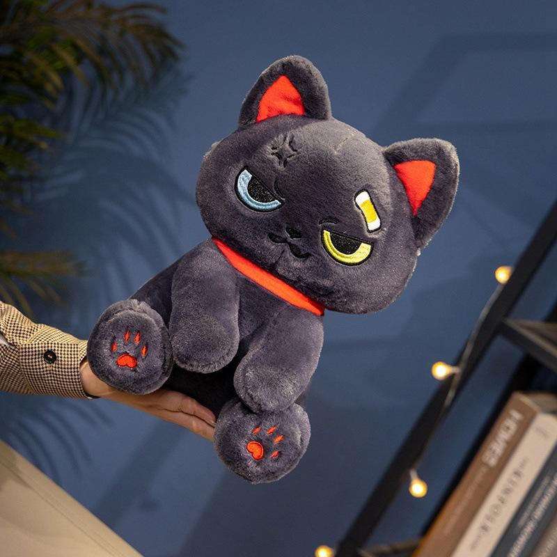 Cute Halloween Dark Pirate Cat Doll Girl Heart Cat Plush Toy Doll Pillow Gift Premium Durable Quality Useful Practical