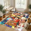Personalized Crystal Velvet Carpet,One Piece Custom Printed Name, Plush Area Rug For Home Indoor Decor