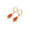 1 Pair Fashion Geometric Diamonds Dangle Earrings for Women Cubic Zirconia Jewelry Daily Wedding Party Accessories
