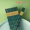 Abay Jin Fu Japanese Style Alloy Chopsticks