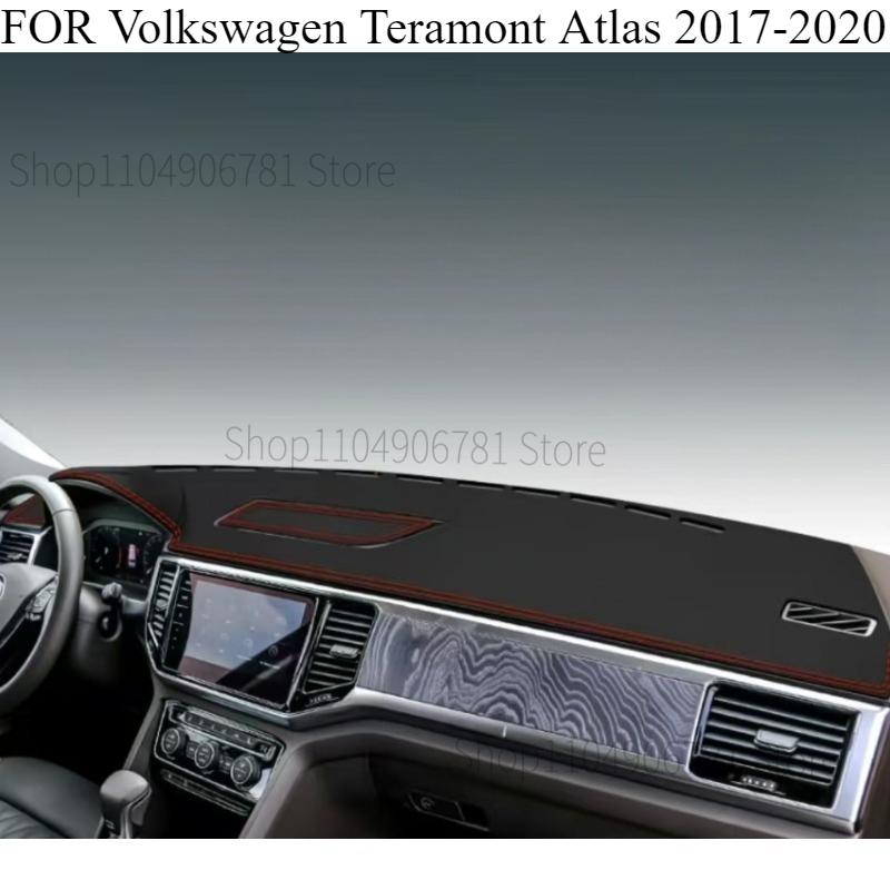 FÜR Volkswagen Teramont Atlas 2017- Auto Armaturenbrettmatte Armaturenbrettmatte Armaturenbrett Abdeckung Sonnenschutz Armaturenbrett Abdeckung Teppich Zubehör