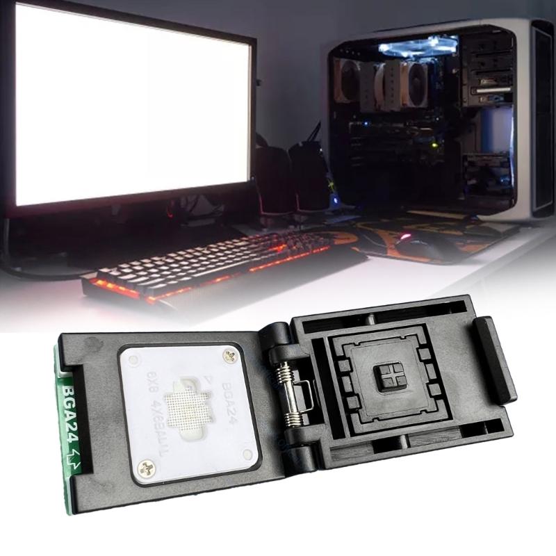 BGA24 to DIP8 Adapter 6X8mm 2-in-1 Set-top Box Test Programming Socket