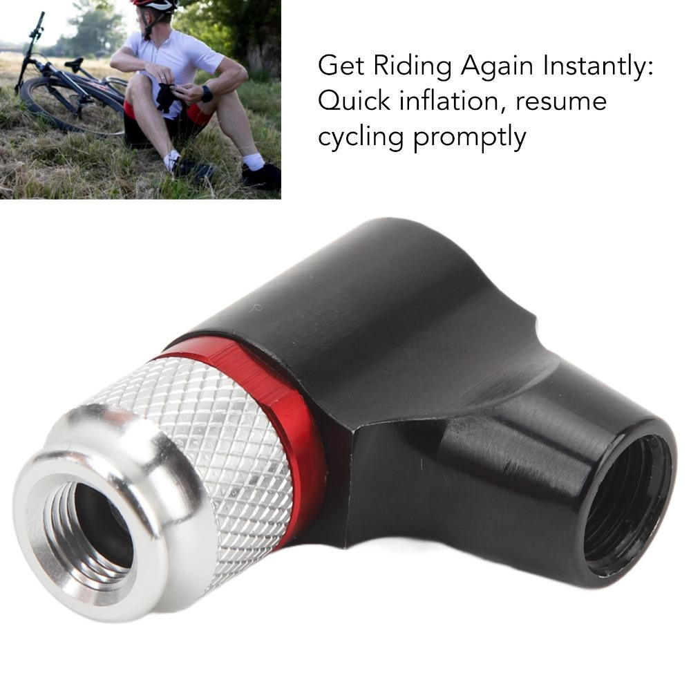 With Foam Sleeve CO2 Bicycle Tire Inflator Bike Tire CO2 Adapter  Road Bikes, Mountain Bikes