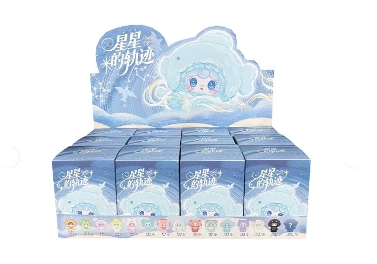 Original Yooki Starlit Traces Vinyl Plüsch Überraschungsfigur Niedliches Plüschtier 12 Sternbild Puppe Schlüsselanhänger Überraschung Mädchengeschenk Mystery Box