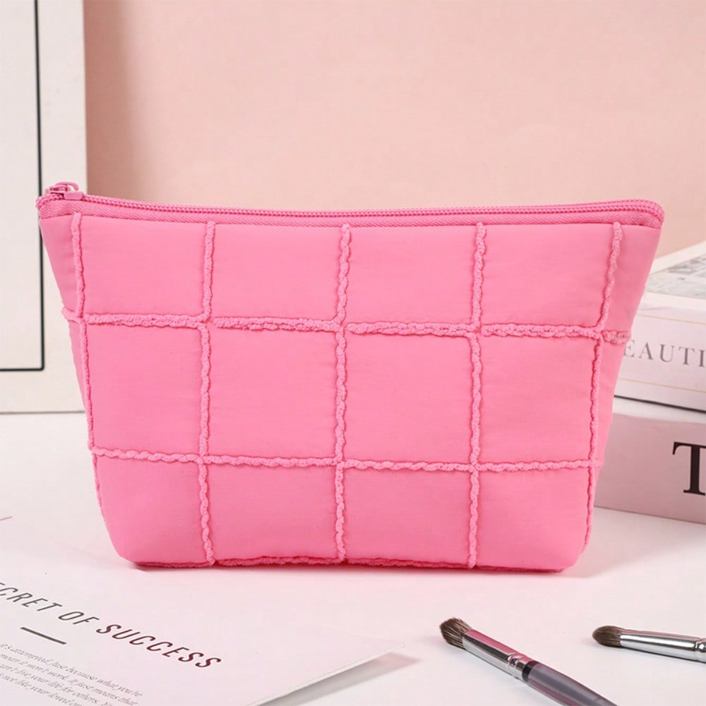Large capacity cosmetic bag, new women's wash storage bag, high-end simple travel portable cosmetic bag
