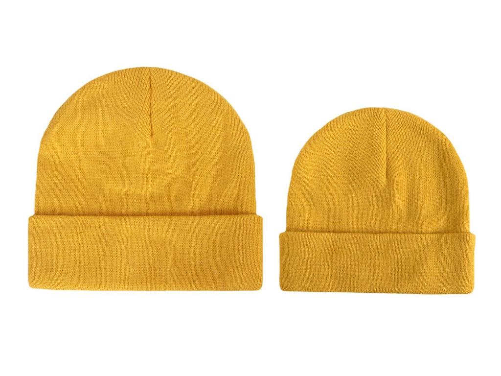 Autumn and Winter Knitted Parent-Child Woolen Hat for Children and Adults