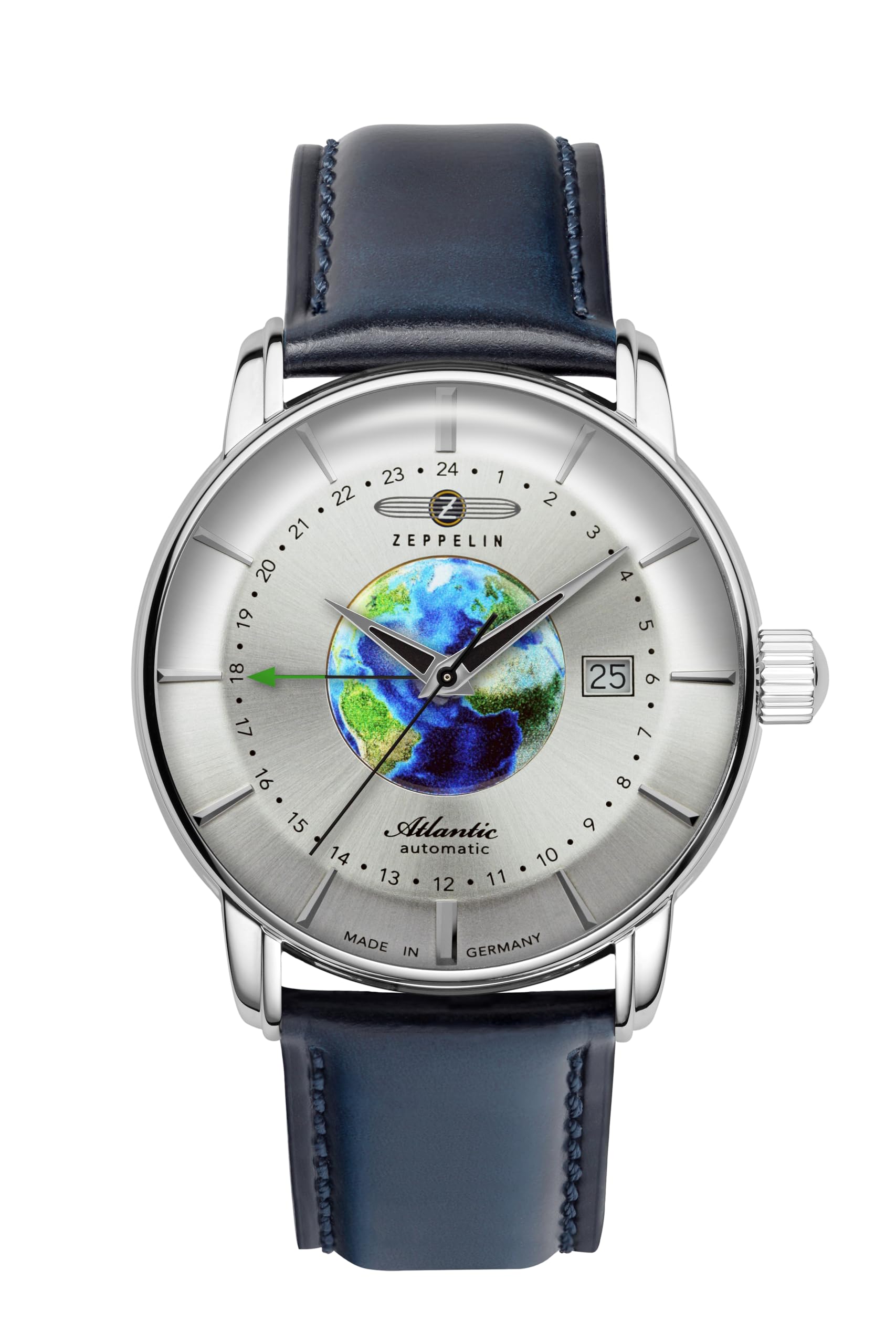 

Atlantic Black [Zeppelin] 8468-1 Men s Watch, [Used]