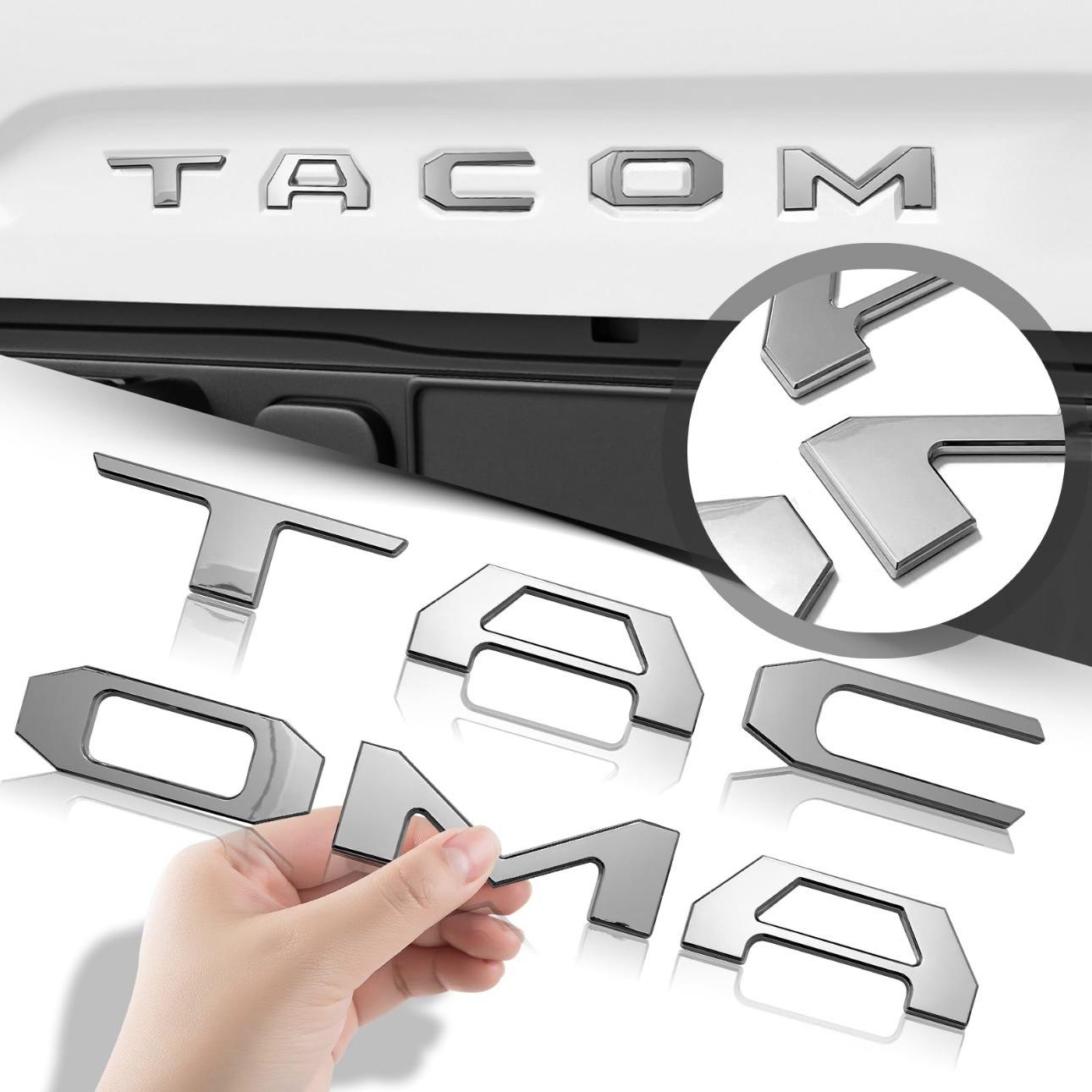 

3D ABS Car Letters Sticker for Toyota Tundra Tacoma Pickup Truck Rear Tailgate Emblem Badge Decal Exterior Accessories