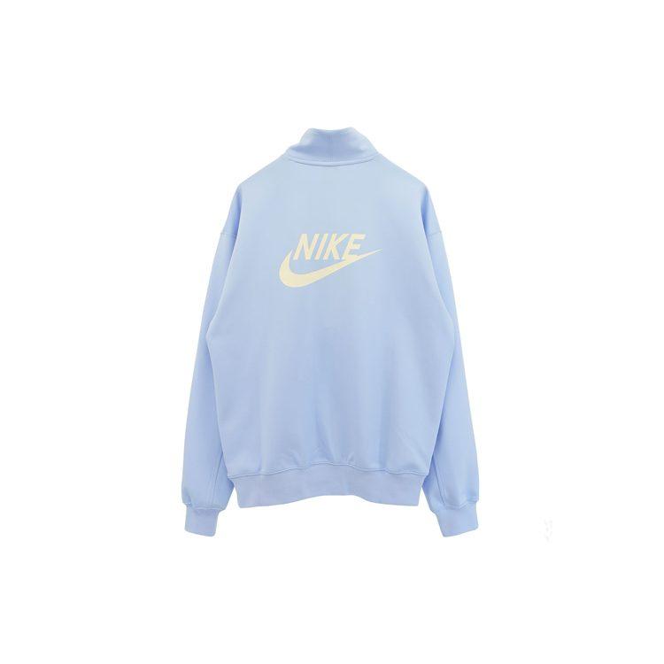 Nike Sweatshirts Men's Blue Stand Collar Moderate Regular DQ4238-425