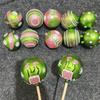 12pcs/set Pink Green Color Plated Plastic Christmas Ball Set Christmas Ball Pendant 2.4in