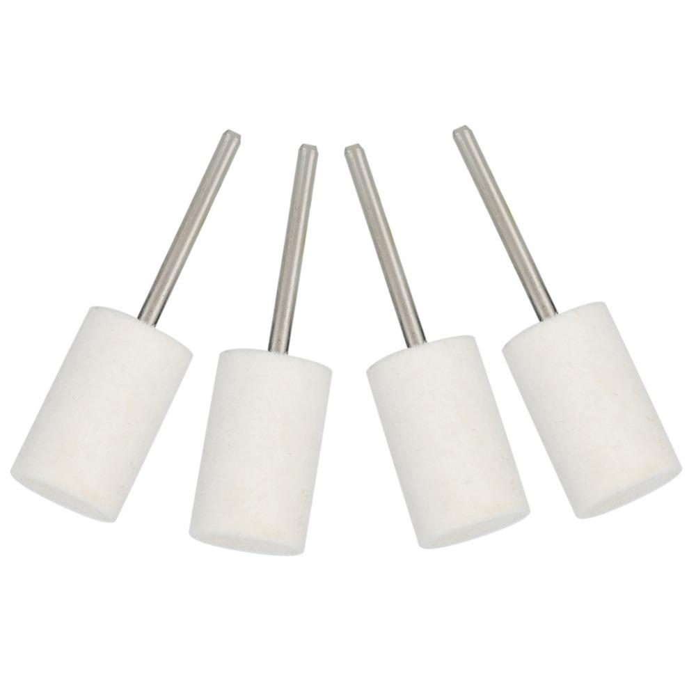 20pcs Cylinder Shape Wool Polishing Wheel 2.35mm Shank Polishing Tool Buffing Wheel  Jewelry Making