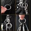 Simple Keychain Buckle Stylish Split Keychain Ring Portable Carabiner Keychain  Connecting Clasps