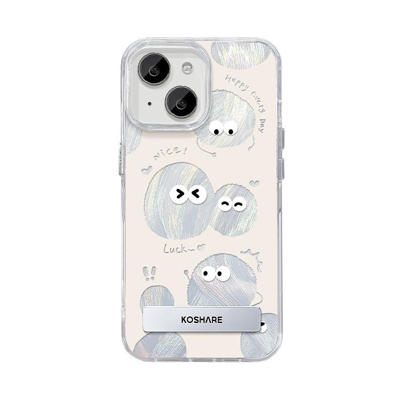 Applicable To Huawei Nova9 Mobile Phone Case Mate40 Funny Coal Ball Invisible Bracket Pura70 Feather Yarn IMD Glory 80