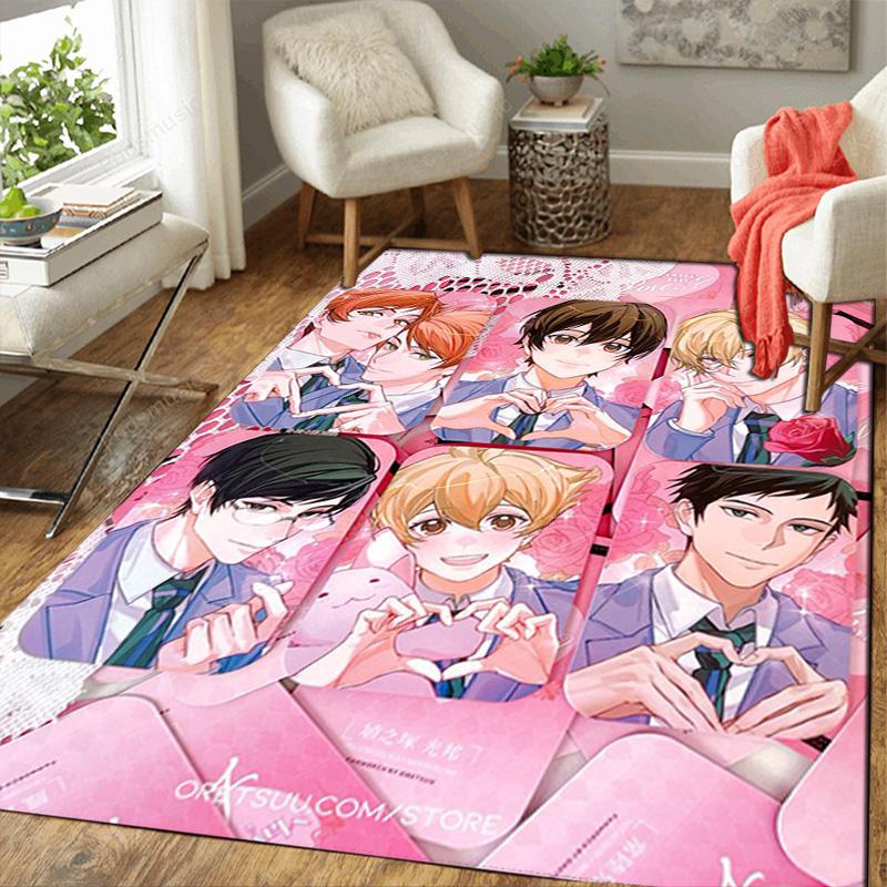 Ouran High School Host Club Rug Floor Mat for Living Room or Bedroom Soft and Comfortable Carpet a Gift for Birthday and Holiday.DFF0925519