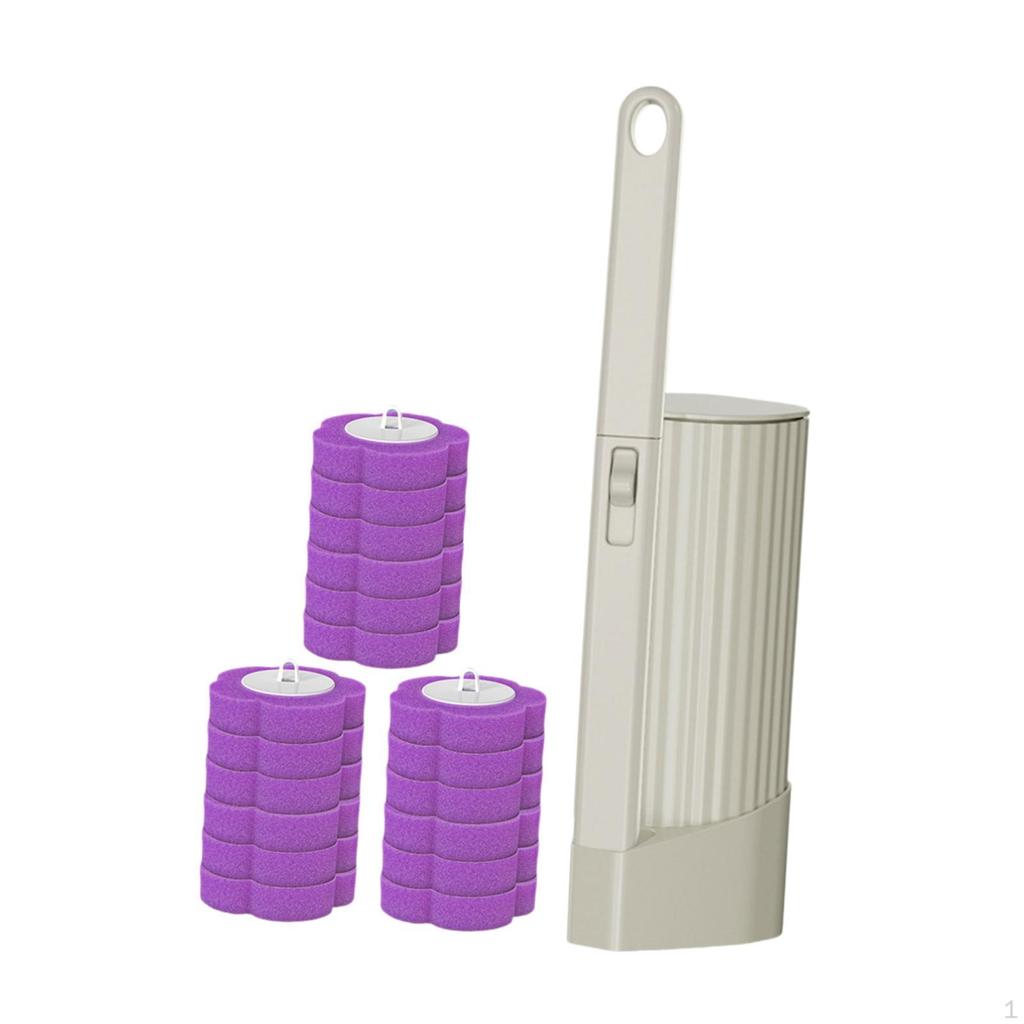 Toilet Brush Brushes for Cleaning Replacement Head Scrubber Bowl Cleaner Bathroom