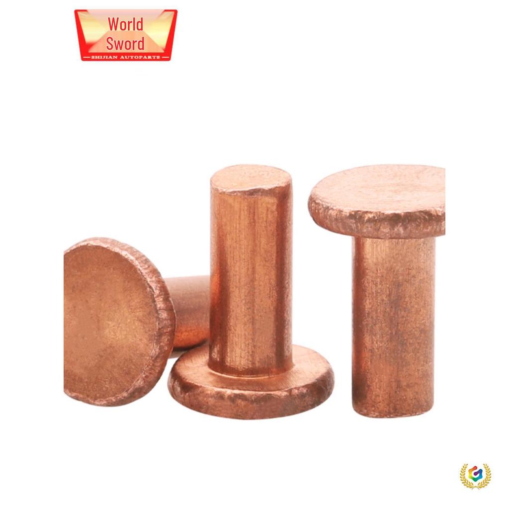 Klopfnieten GB109 Flachkopf Kupfernieten/Nägel M1.5-M6