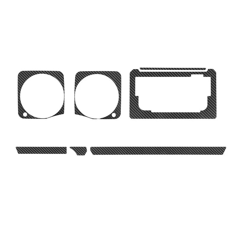 For Suzuki Jimny 2019-2024 Accessories Central Control Dashboard Display Decoration Soft Carbon Fiber Interior Modification