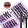 Diy Segmented Single-Cluster False Eyelashes Grafted Eyelashes Large-Capacity Combination Set