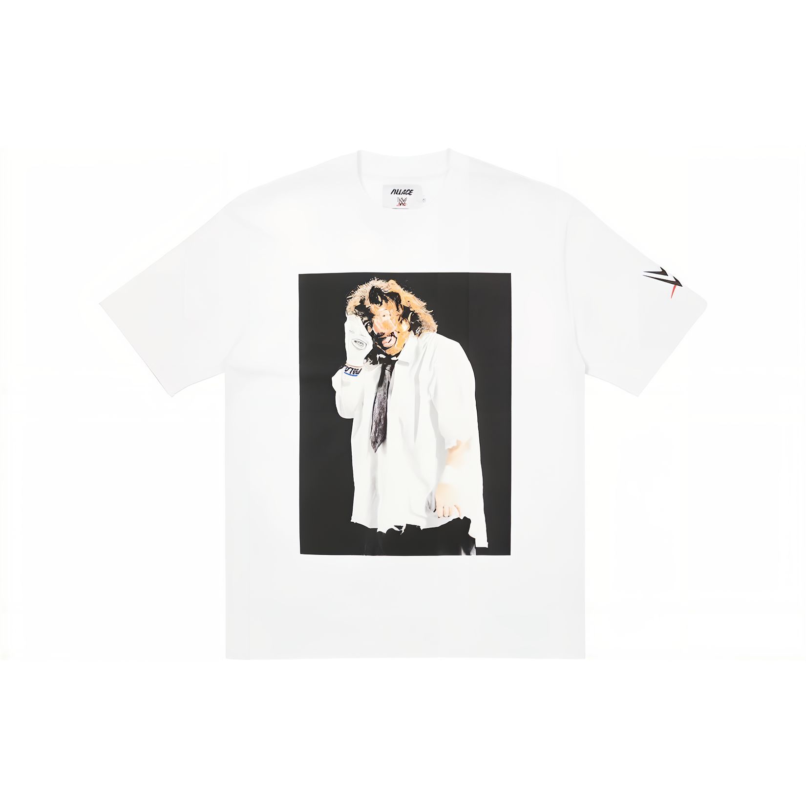 

Футболка Palace x WWE Mankind Sock, черные топы унисекс P22TS465