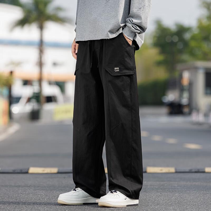Wassup Sohot Men's Straight-Leg Cargo Pants