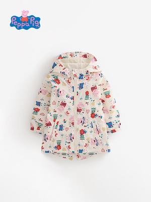 Giacca a vento con cappuccio per bambina Peppa Pig (Primavera/Autunno 2026)