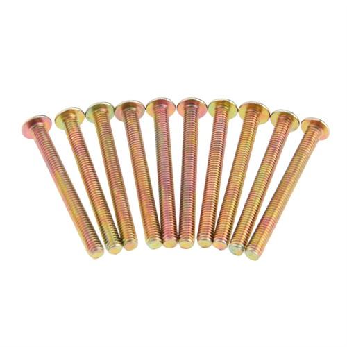 DRELD 10Pcs M4 Screws Handle Screws Furniture Fastener Bolt Hardware M4 * 25mm/30mm/35mm/40mm/45mm Length