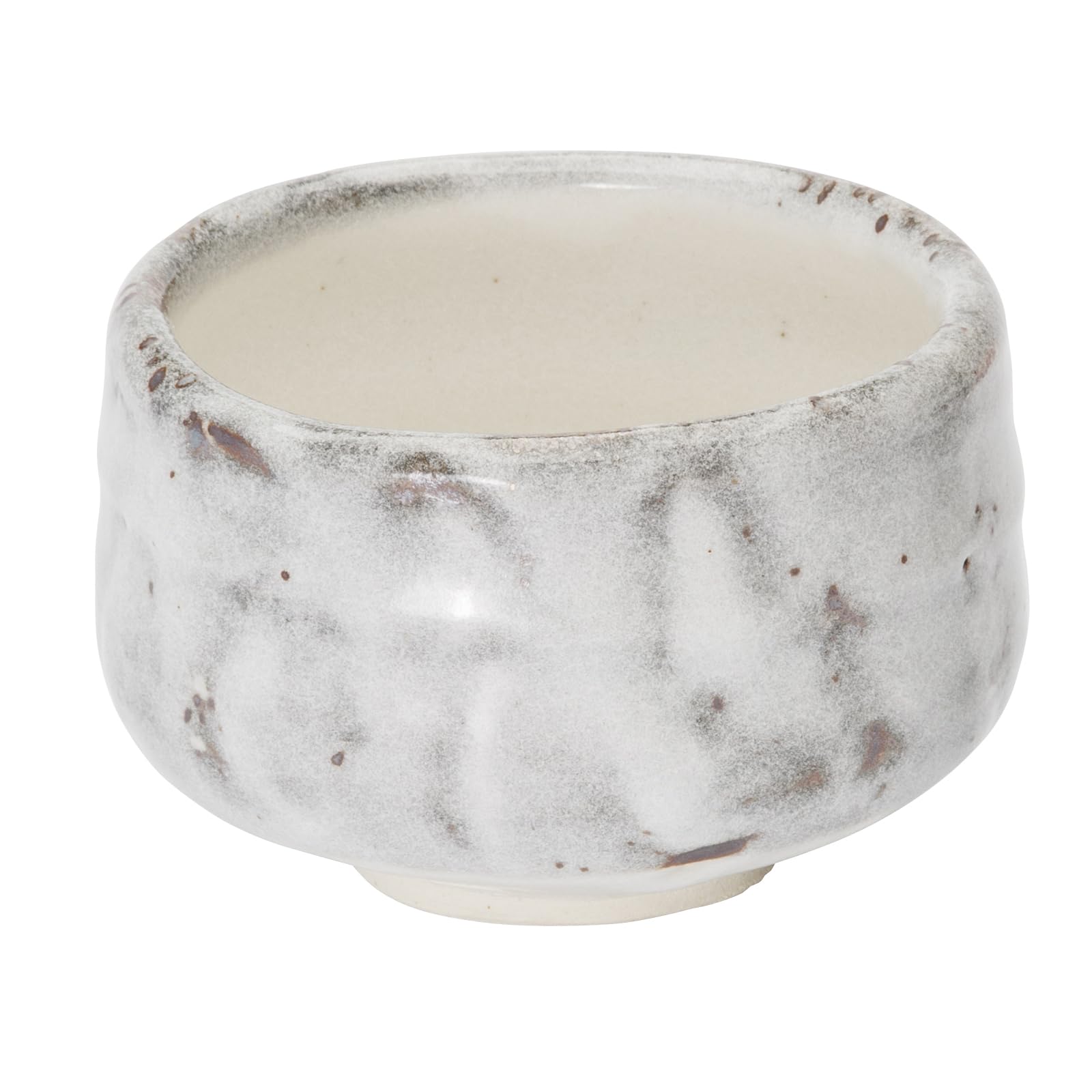 Mino Ware Matcha Tea Approximately 12cm Gray Shino Made in Bowl, Matcha, Ceremony, Diameter, Seared, White, Japan, 505-05 белый