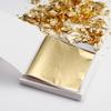 100Sheets Imitation Gold Foil Paper Leaf Gilding Epoxy Resin Fillings for DIY Epoxy Resin Mold Crafts Nail Art Home Decorations
