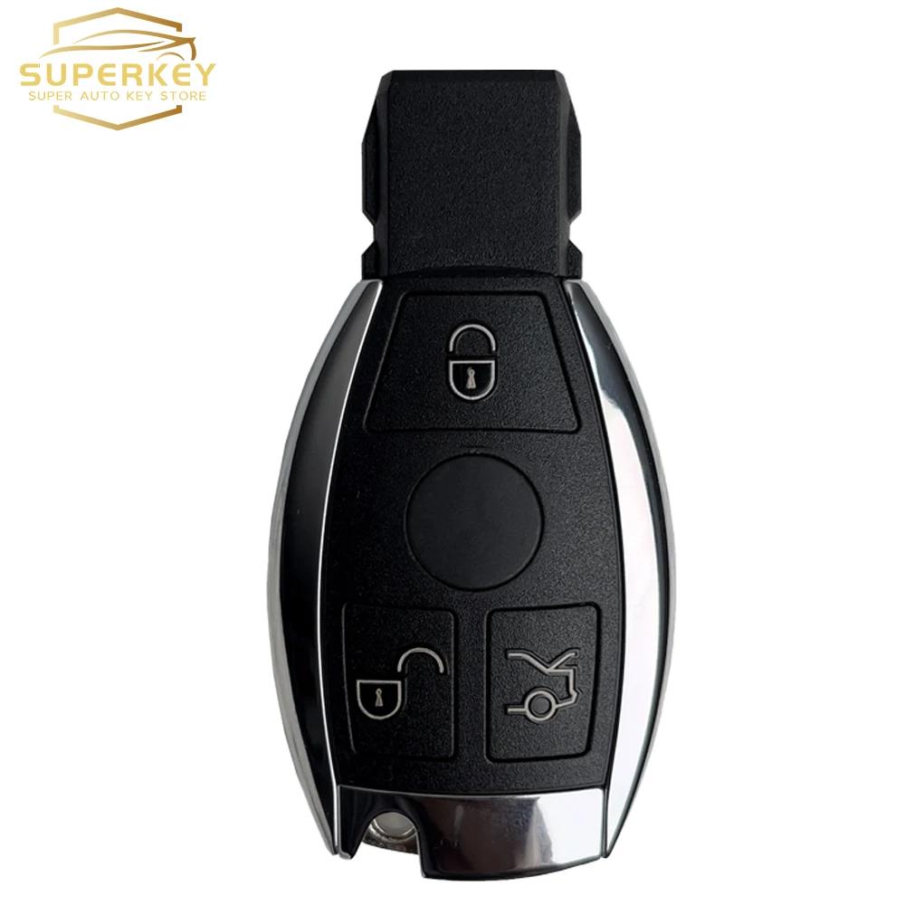SUPERKEY For Mercedes Benz BGA NEC B C E R S CL GL SL CLK SLK W203 W211 W204 Fob 2/3/4 Knapper Smart Fjernkontroll Bilnøkkel Skall Etui
