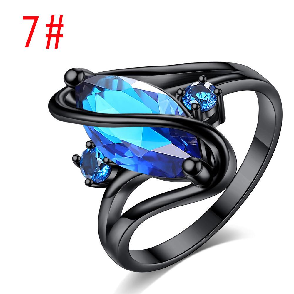 Heiß verkaufter Pfirsichherz Zirkon Diamantring - Damenmodeschmuck