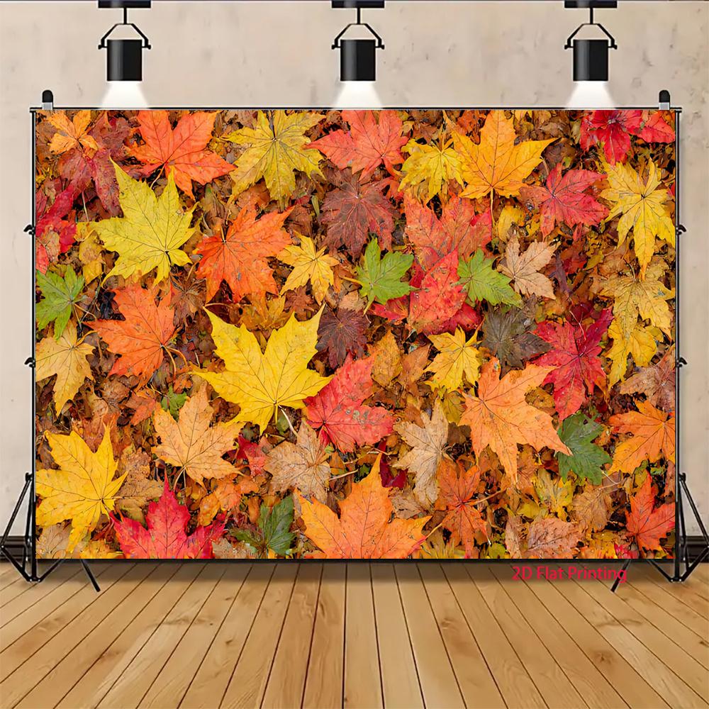 2D Plane, 1 Piece of Decoration Featuring Fallen Leaves Covering the Ground Theme