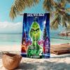Christmas Gift Oscar Comedy Movie How the Grinch Stole Christmas soft beach towel outdoor camping vacation swinging beach scarf decorative blanket B22