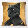 Animals Portraits Cushion Covers Stag Zebra Fox Bunny French Bulldog Cheetah Poster Art Decorative Pillow Case
