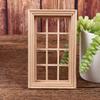 1:12 Puppenhaus Miniatur Tür Fenster 12 Gitter Quadratische Fenster Modell Haus Dekoration