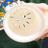 Automatic water absorbing lazy pot resin creative potted green ivy hydroponic plastic round flower pot   10cm PET+PP
