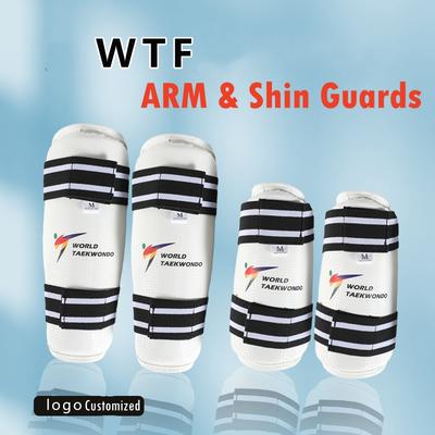 Wt Taekwondo Arm Pads Shin Guards Karate Elbow Protection Men Martial Arts Fighting Gear Adult Children'S Sports Leg Protectors