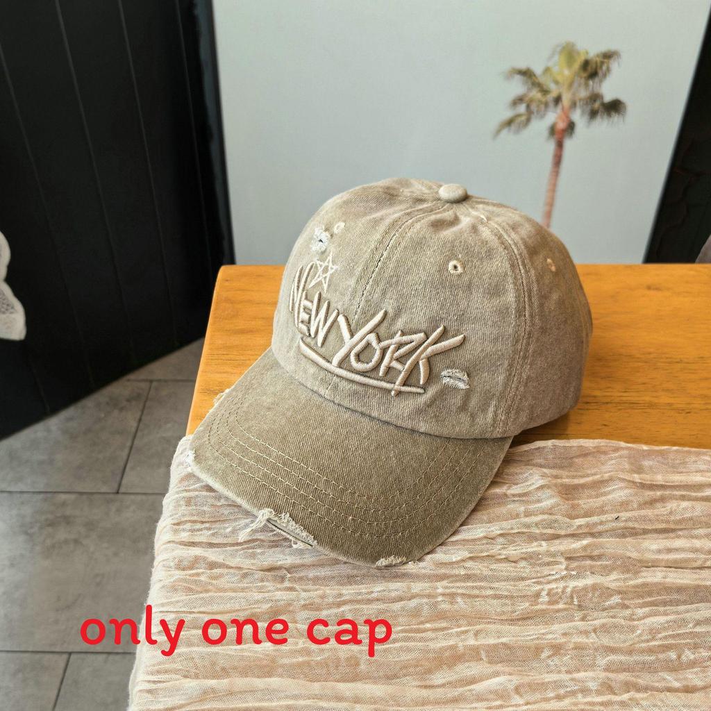 Cotton Baseball Cap For Men And Women With Embroidered Letter Design Sun Protection Casual Style