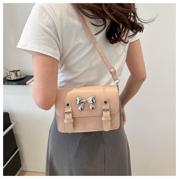 Trendy Bow Knot Square Bag: Elegant, Versatile Handbag & Crossbody