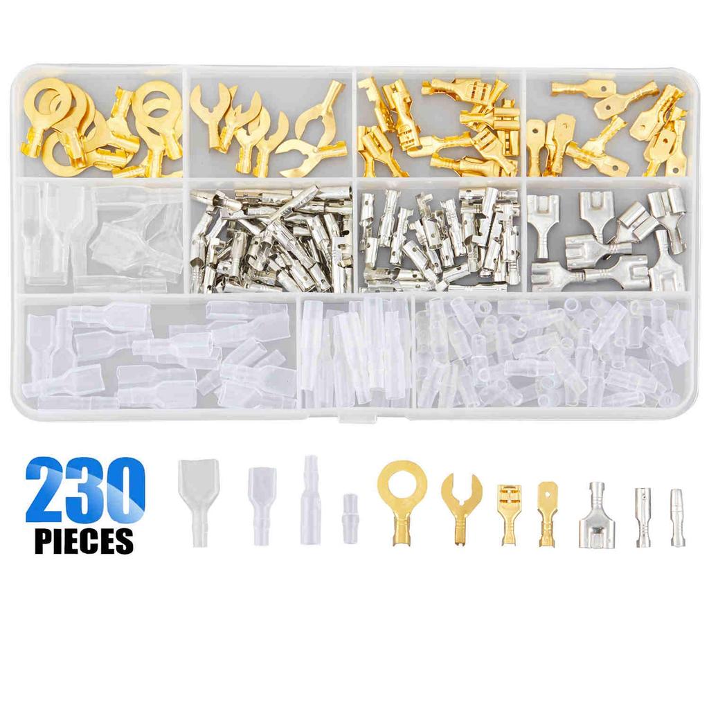 Litorange Terminal Set, Increase Board Thickness, 230 Pieces CA/CW104, Male/Female