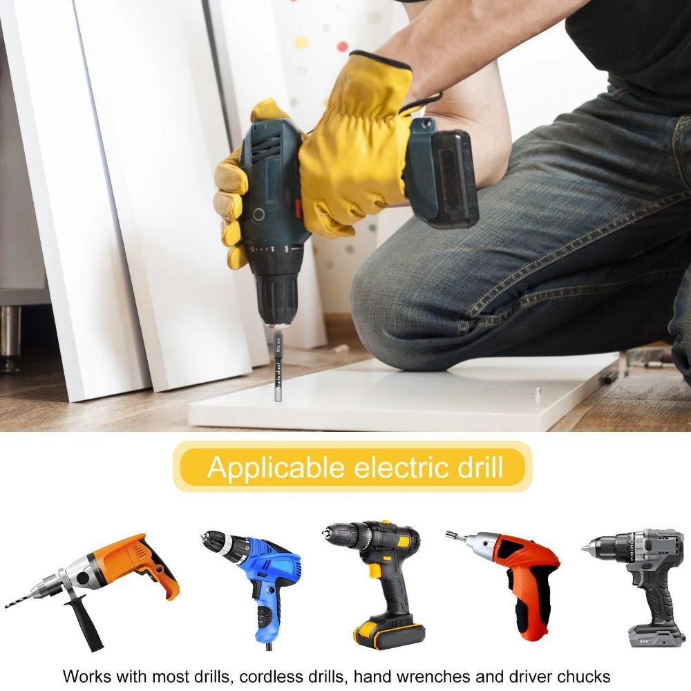 6Pcs Hex Shank Tile Hole Opener Dry-drilling Tile Drill Bit  Granite Drilling