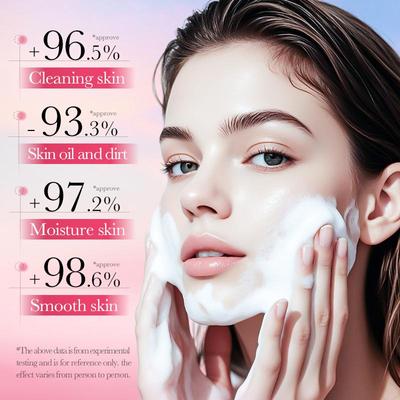 SADOER Cherry Blossom Niacinamide Facial Cleanser - Beautifying & Nourishing Deep Cleansing Wash
