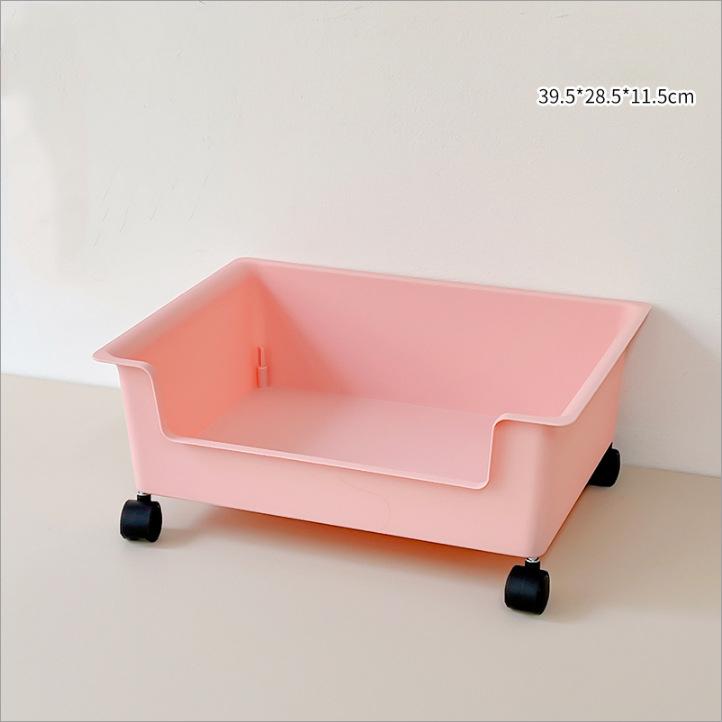 Desktop Storage Box with Pulley Table Under The Book Organizer Home Book Organizer Dormitory Storage Rack