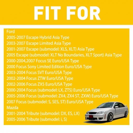 Door Handle Durable For Ford 2000-2007 Focus Left Front or Right Smooth Black EV