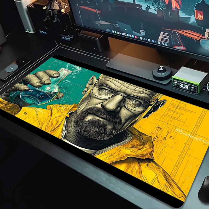 Breaking Bad Color Mouse Pad Large Gaming Table Cushion Non-slip Laptop Tablet Big Mousepad XXL Mat Mini PC Playmat With Lock Edge