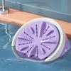 Mini Washing Machine Portable USB Rotating Turbo Fruit Cleaner Ultrasonic Dishwasher For Home Kitchen Travel Remote Control