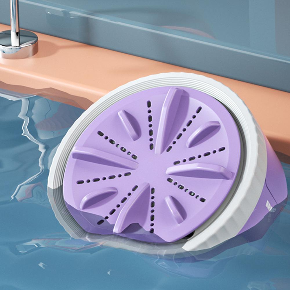 Mini Washing Machine Portable USB Rotating Turbo Fruit Cleaner Ultrasonic Dishwasher For Home Kitchen Travel Remote Control